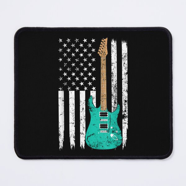 Item preview, Retro Guitar Us Flag Guitarist Guitar Music Lover designed and sold by cysandy.