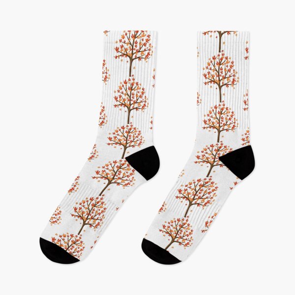 Item preview, Autumn Stylized Trees With Falling Leaves designed and sold by SidhuKeet1.
