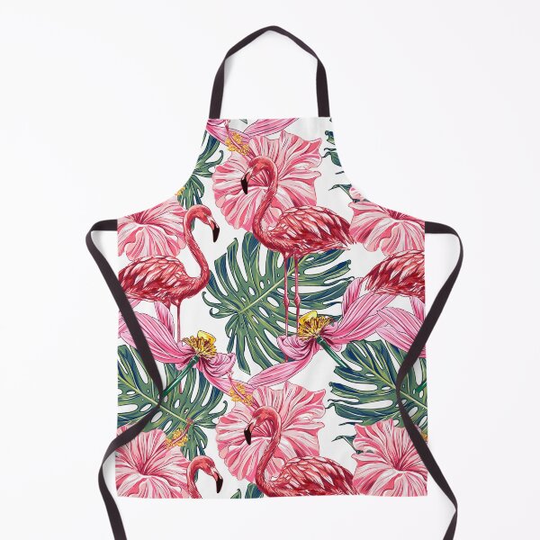 Item preview, Pink flamingo tropical flowers designed and sold by VickyCloset.
