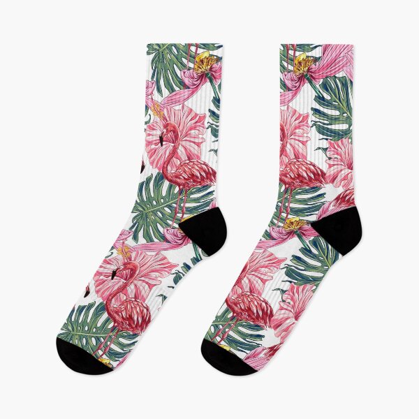 Artikelvorschau, Tropische Blumen des rosafarbenen Flamingos entworfen und verkauft von VickyCloset.