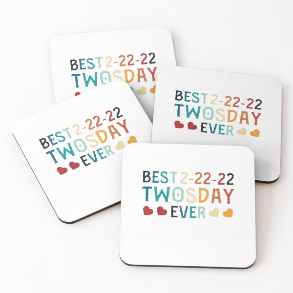 Item preview, Funny Twosday Tuesday Colorful Distressed Gift,Best Twosday Ever,Tuesday February 22nd 2022 designed and sold by pedrored369.