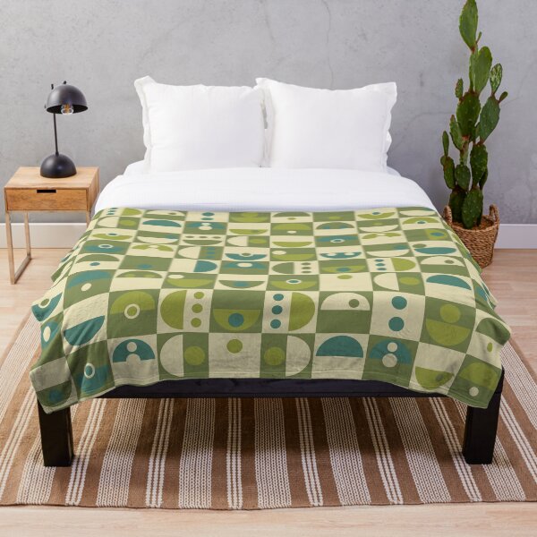 Item preview, Abstrakt, Abstract Geometric Square and Circle Design - Retro Styles designed and sold by BesanoStyle.