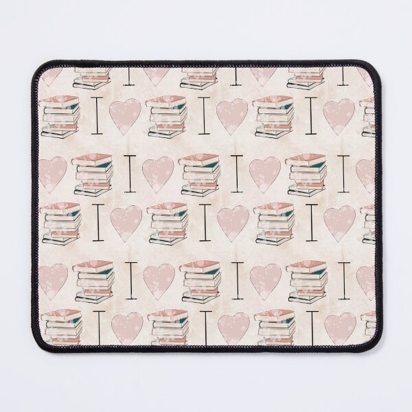 Item preview, Pink I Love Books Pattern | Bookish Design designed and sold by ShopLizCreates.
