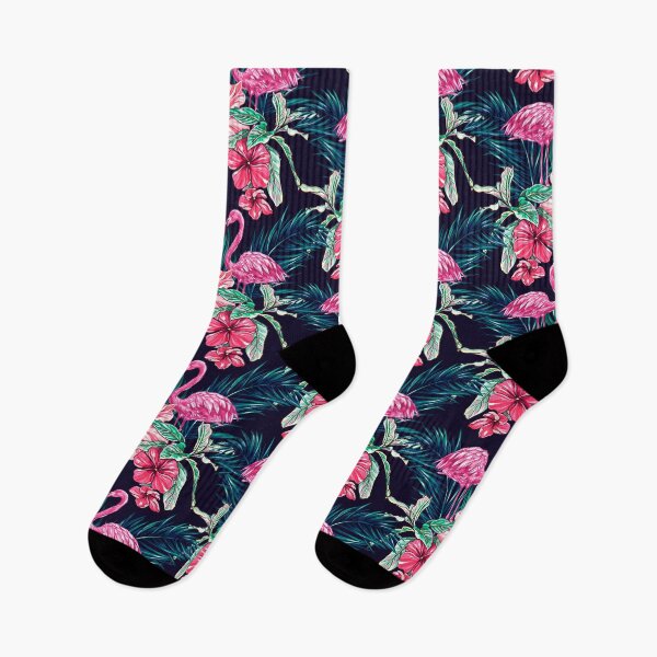 Item preview, Pink flamingos palm trees designed and sold by VickyCloset.