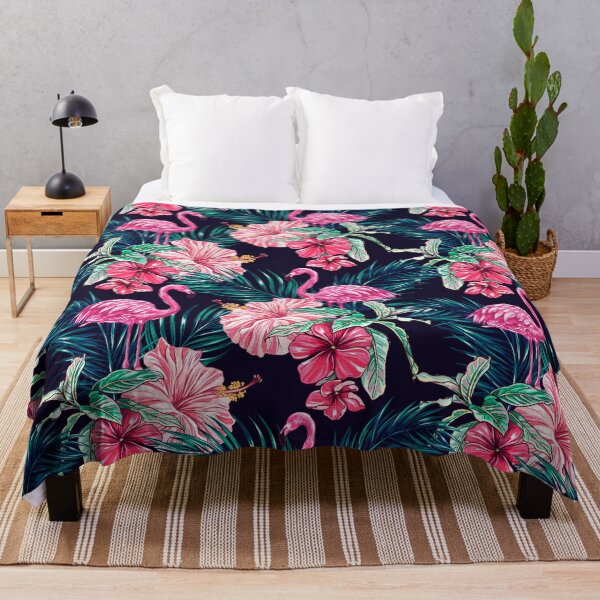 Item preview, Pink flamingos palm trees designed and sold by VickyCloset.