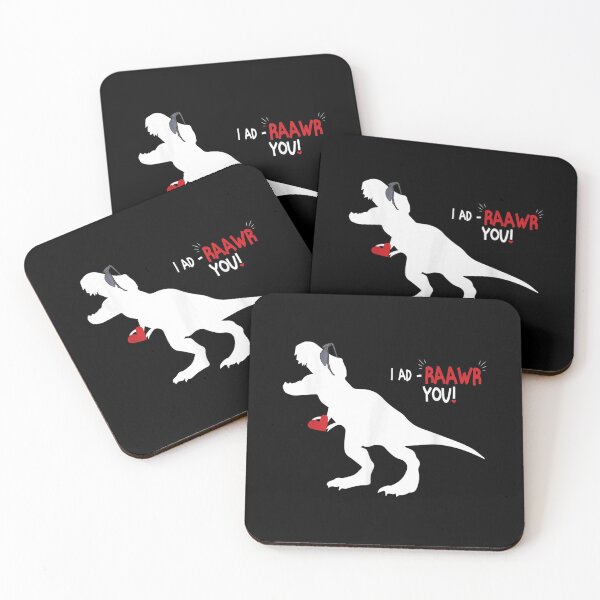 Item preview, I Ad Raawr You Cute Dinosaur Holding Heart T Rex Valentines  designed and sold by bessiey23.