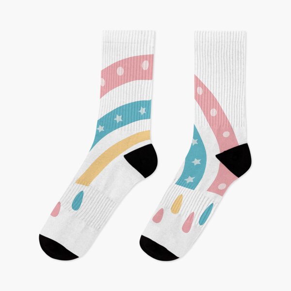 Item preview, minimal colorful rainbow illustration designed and sold by Janjira.