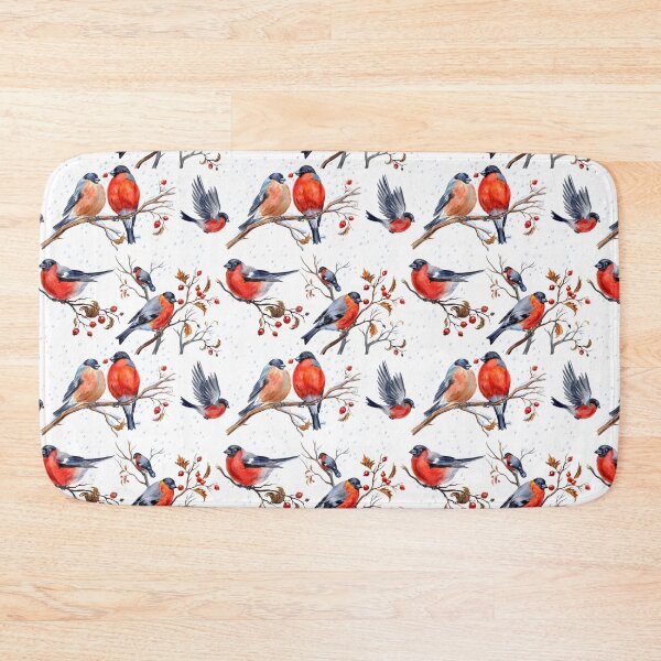 Item preview, Bullfinches and hawthorn berries designed and sold by VickyCloset.