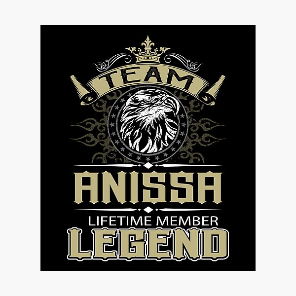 Item preview, Anissa Name T Shirt - Anissa Eagle Lifetime Member Legend 2 Gift Item Tee designed and sold by artiagasonya.