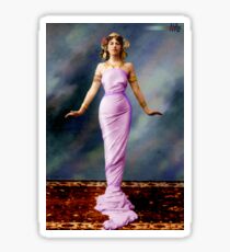 Colorized Mata Hari in her youth Sticker