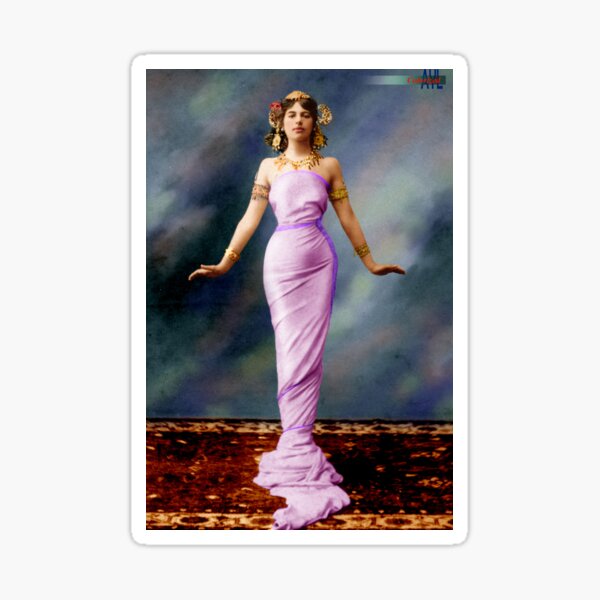 Item preview, Colorized Mata Hari in her youth designed and sold by lexmil.