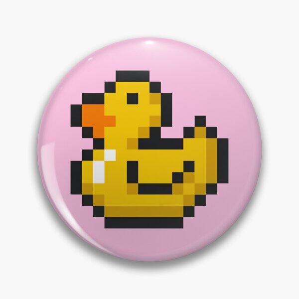 Item preview, Pixel Duck Pink designed and sold by vagonart.