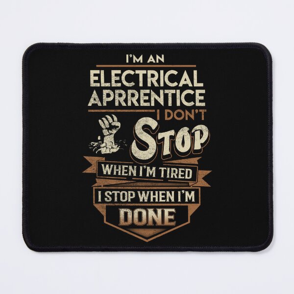 Item preview, Electrical Aprrentice T Shirt - I Stop When Done Job Gift Item Tee designed and sold by paneczkopat.