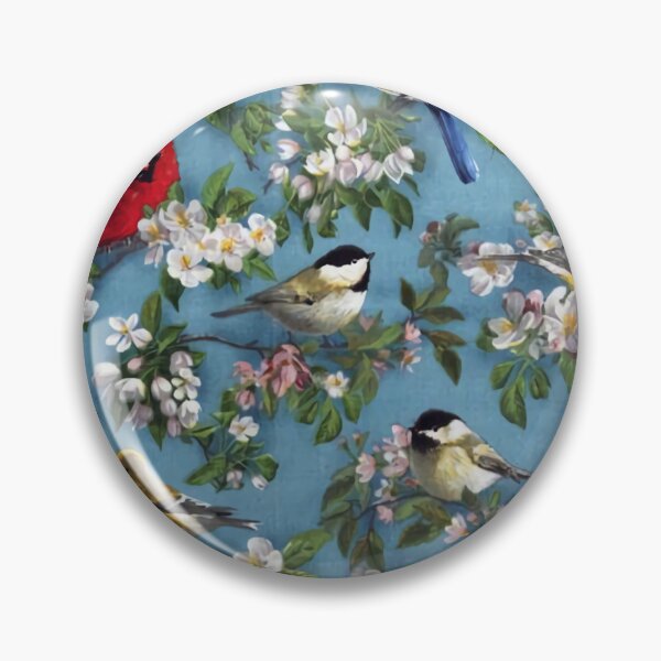 Item preview, White Floral Birds designed and sold by VickyCloset.
