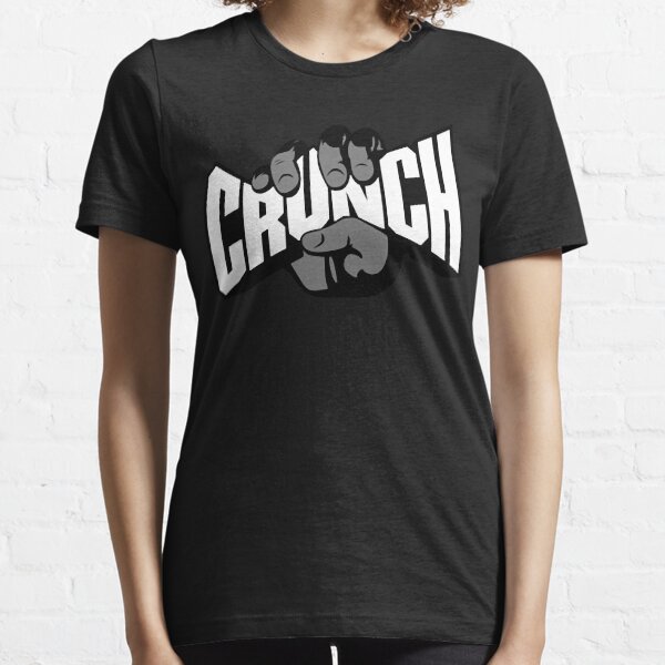 Crunch Fitness Gym Logo (Black) Essential T-Shirt