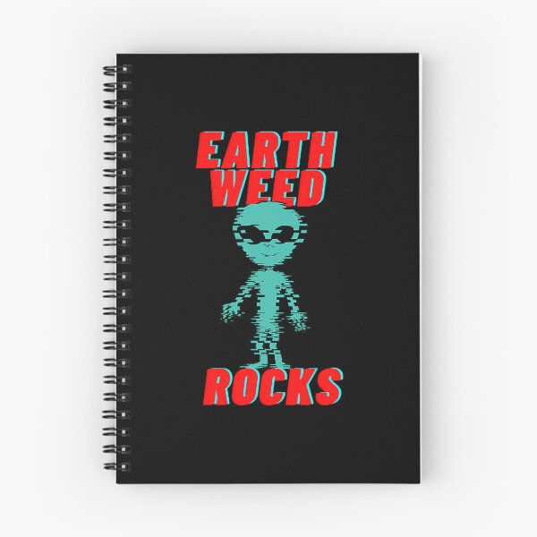 Item preview, Earth Weed Rocks Funny Weed Alien T-Shirt designed and sold by wittsepnykielr.