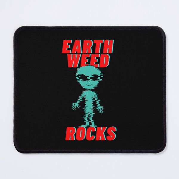 Item preview, Earth Weed Rocks Funny Weed Alien T-Shirt designed and sold by wittsepnykielr.