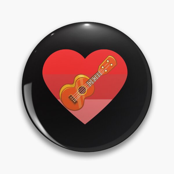 Item preview, UKULELE SUNSET HEART designed and sold by Highhocreations.