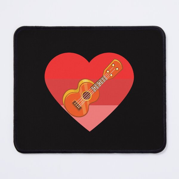 Item preview, UKULELE SUNSET HEART designed and sold by Highhocreations.