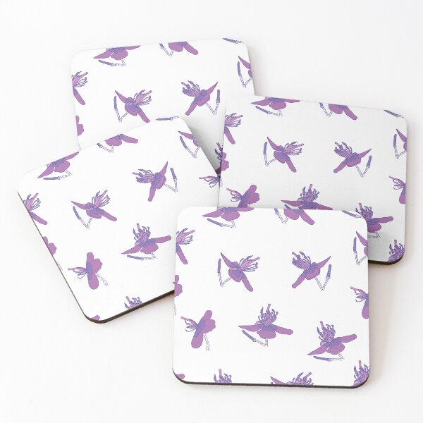 Item preview, Purple Floral Flower Pattern Backgound designed and sold by Angela Cini.