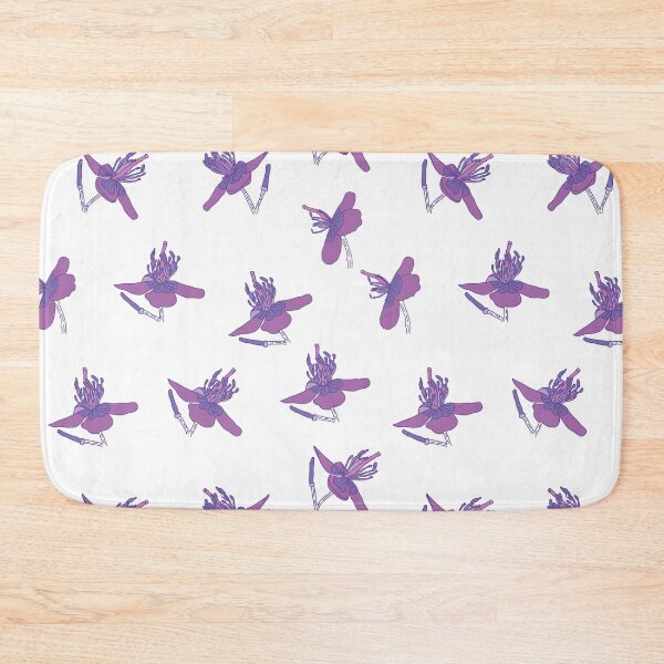 Item preview, Purple Floral Flower Pattern Backgound designed and sold by Angela Cini.