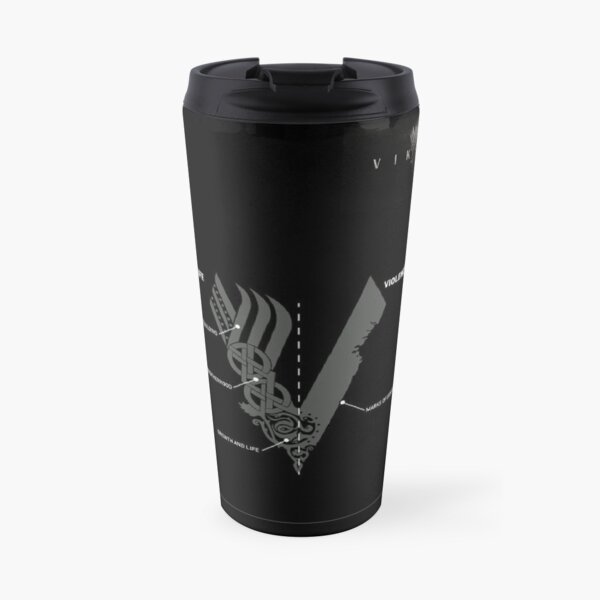 Vikings logo meaning Travel Mug