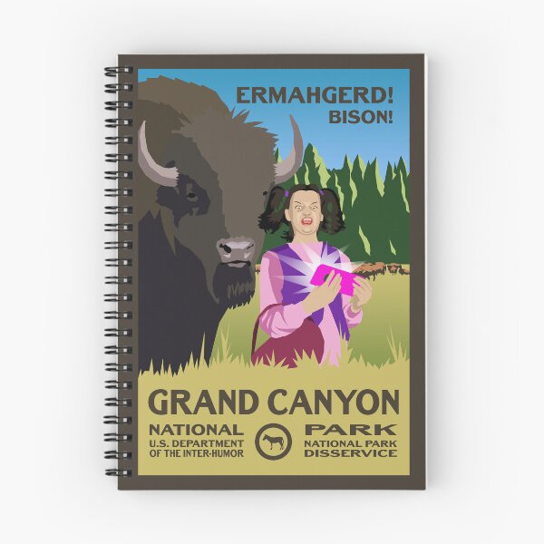 Item preview, Ermahgerd! Bison! - Grand Canyon National Park designed and sold by mp2262.
