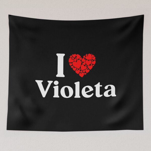 Item preview, Violeta T-ShirtVioleta Name - I Love Violeta I Heart Violeta Husband Wife Boyfriend Girlfriend Gift Item Tee designed and sold by BounBant.