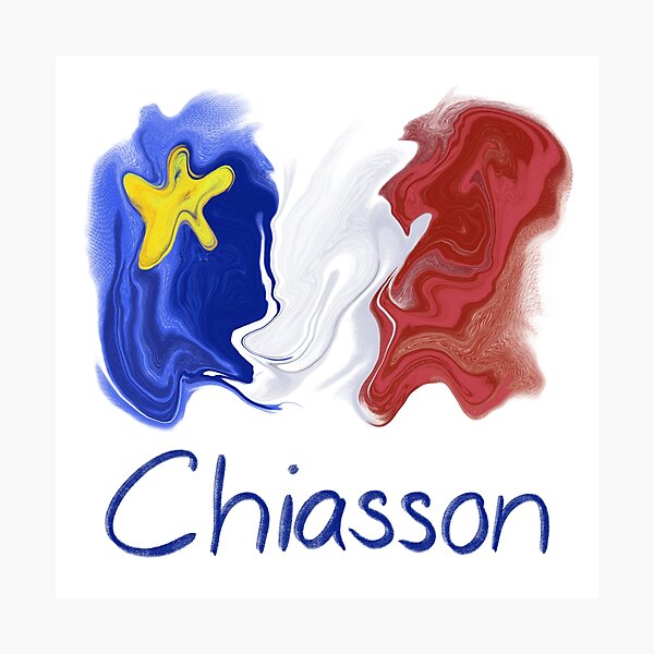 Item preview, Acadian Flag pastel liquid Chiasson  - Drapeau acadien liquide pastel Chiasson  designed and sold by ColoursOfFrance.