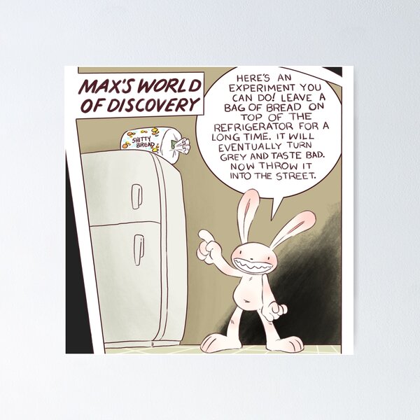 Item preview, sam and max comic panel redraw designed and sold by luckyclover7.