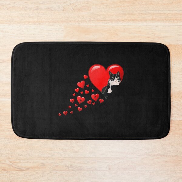 Item preview, Tuxedo Cat Valentine's Hearts For Kitten And Animal Lovers T-Shirt designed and sold by Besnier-Rahel.