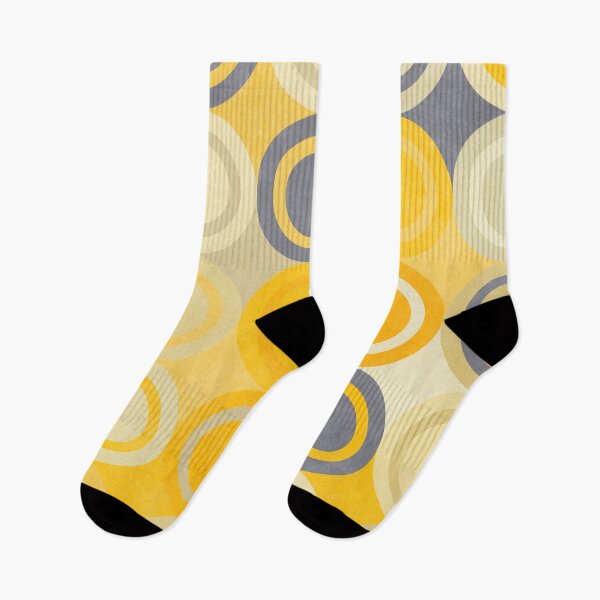 Item preview, Geometric Shapes Yellow Blue Circles designed and sold by FAROSSTUDIO.