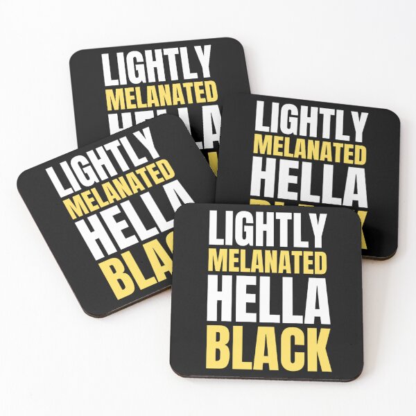 Item preview, Lightly Melanated Hella Black | Black History Month | Black Girl Magic designed and sold by chetan786.