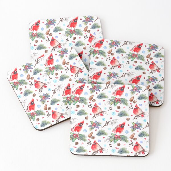 Item preview, Red northern cardinals designed and sold by Mnightsa.