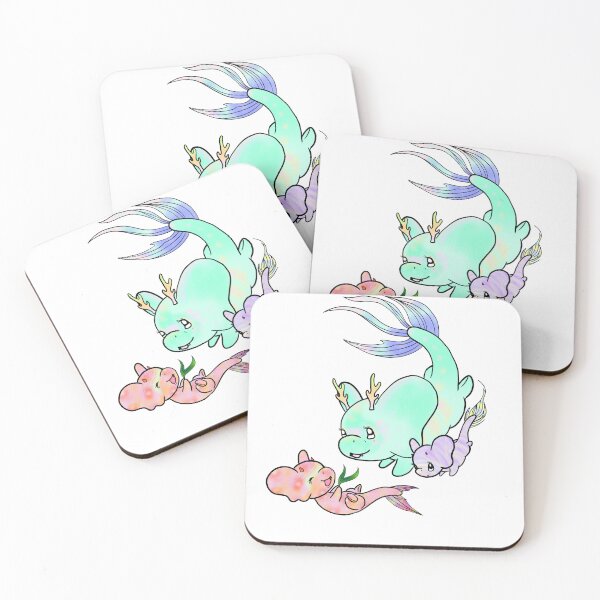Item preview, Colourful Kelpie Mermaid Daemons designed and sold by Sarah Reed.