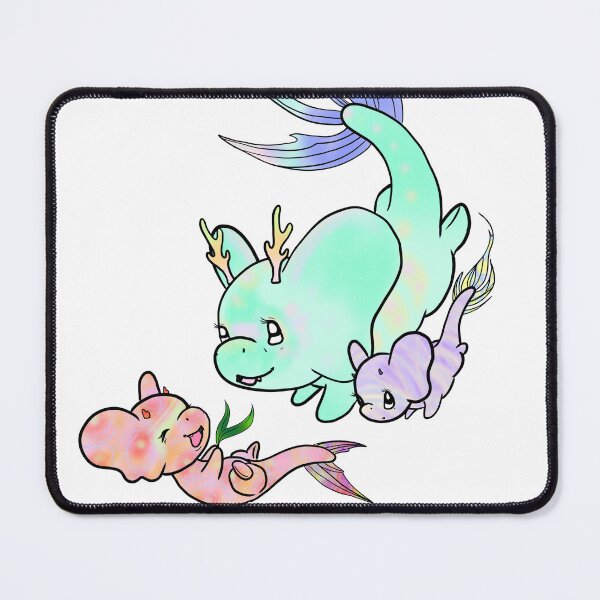 Item preview, Colourful Kelpie Mermaid Daemons designed and sold by Sarah Reed.