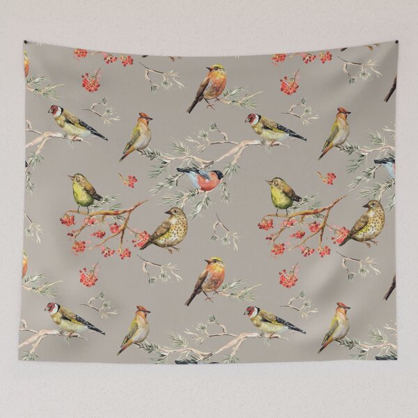 Item preview, Seamless texture of cute birds designed and sold by Mnightsa.