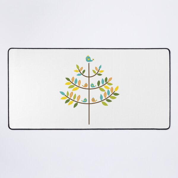 Item preview, colorful tree with cute bird designed and sold by Janjira.