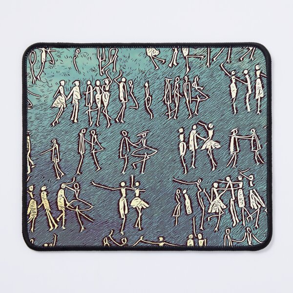 Item preview, Dancer Print Blue designed and sold by MediaArtbyMara.