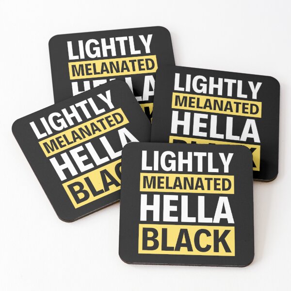 Item preview, Lightly Melanated Hella Black | Black History Month | Black Girl Magic designed and sold by chetan786.