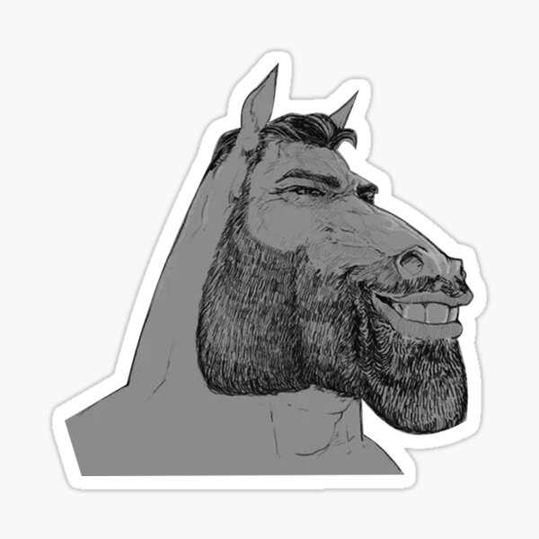 Giga Chad Meme Decal Sticker Chad Thundercock Meme Sticker Meme