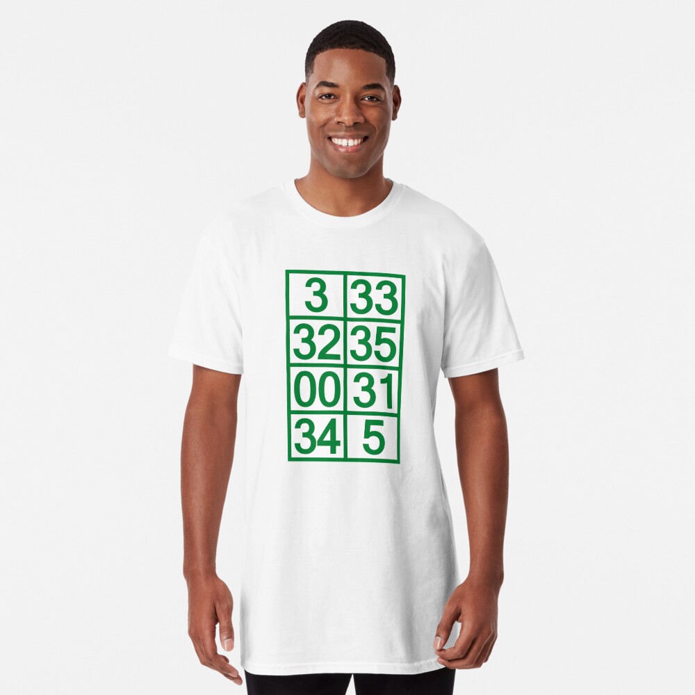 Boston Celtics Retired Numbers Sticker for Sale by FandFDesigns