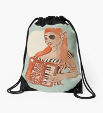 Akkordeongirl Drawstring Bag