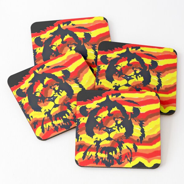 Item preview, The king of the jungle in colors designed and sold by Alma fortalecida1.
