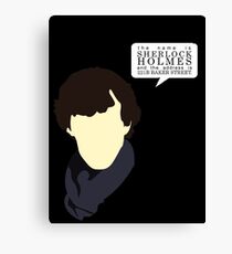 sherlock Canvas Print