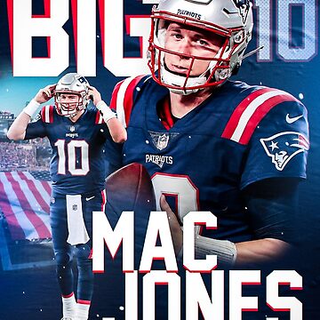 Mac Jones New England Patriots Greeting Card Gift Card 