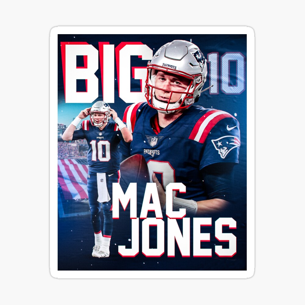 Mac Jones Football Paper Poster Patriots - Mac Jones - Kids T