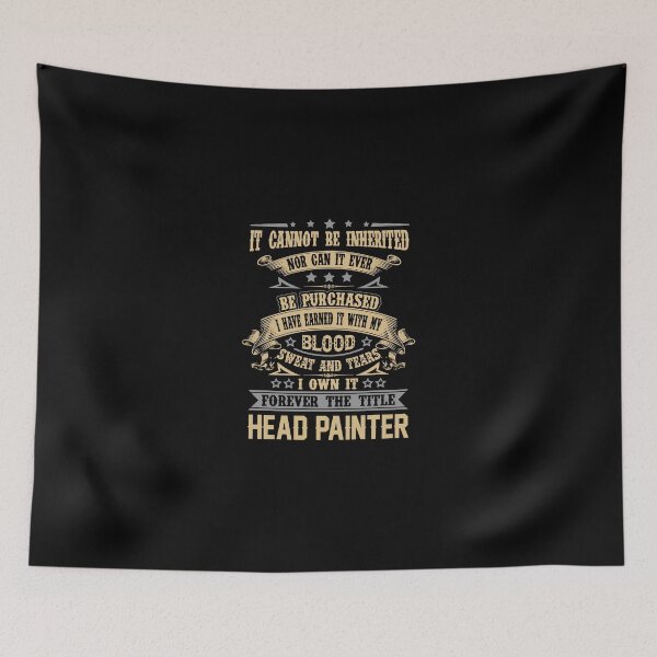 Item preview, Head Painter T Shirt - Forever The Title Job Gift Item Tee designed and sold by celiagomez456.