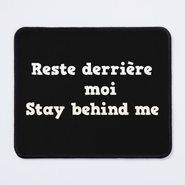 Item preview, stay behind designed and sold by Boubashop85.