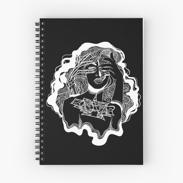 Item preview, Kadavar skull lady white line  designed and sold by LaGode.